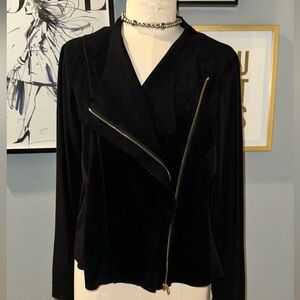 Calvin Klein Black Asymmetrical Blazer